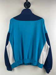 Vintage 80s Nike Blue & Navy Zip Up Sweater