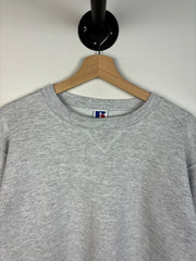 Vintage 90s Russell Essential Blank Grey Crewneck