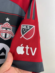 Adidas 2022 Toronto FC Home Grey & Red Soccer Jersey