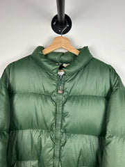 Vintage 80s Walls Down Filled Green Puffer Jacket