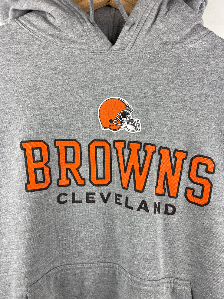 Vintage NFL Reebok Cleveland Browns Grey Hoodie
