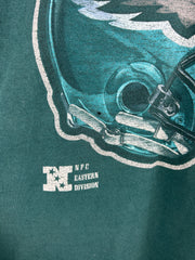 Vintage 90s NFL Pro Player Philadelphia Eagles Distressed Green Tee