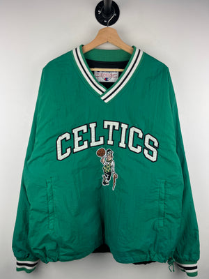 Vintage 90s NBA Champion Boston Celtics Green Pullover Windbreaker