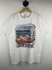 Vintage Nascar Dodge Dover International Speedway White Tee