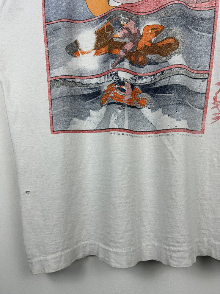 Vintage 80s Akira Fashion Victim Kimono My House Anime Promo White Tee