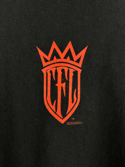 Vintage 2003 West Coast Choppers Flames Skull Black Long Sleeve