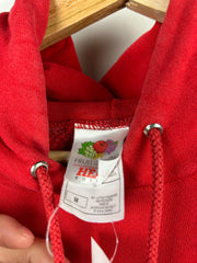 Vintage 90s Ohio State Arc Logo Red Hoodie
