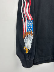 Vintage Eagle All Gave Some Some Gave All Flag Long Sleeve