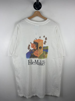 Vintage 90s File Maker Pro Promo White Tee