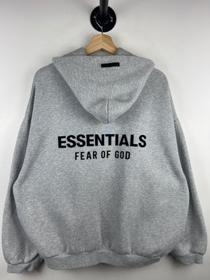 Fear Of God Essentials Light Heather Oatmeal Hoodie
