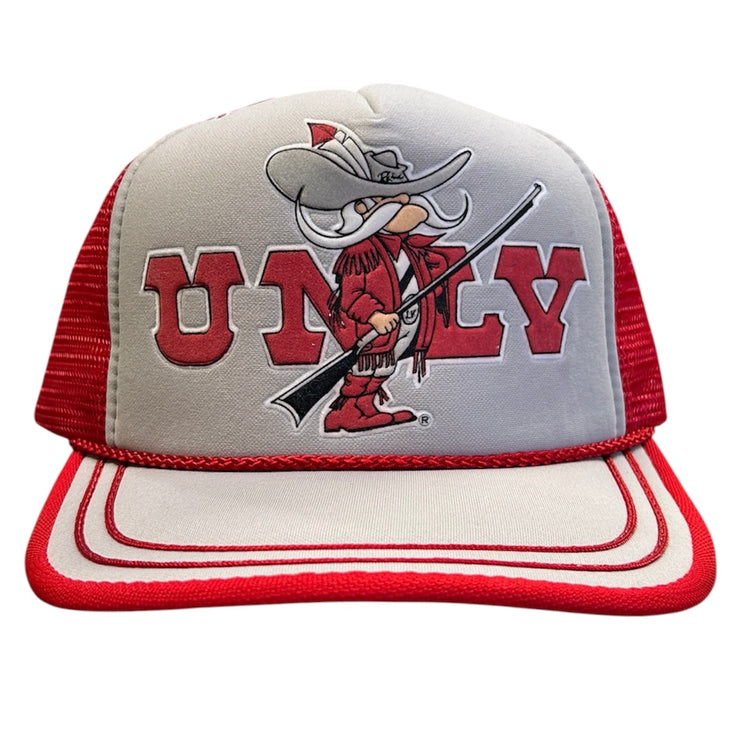 Vintage 80s UNLV  Rebels Trucker Snapback Hat