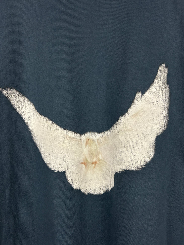 Yeezy Gap Dove 3/4 Sleeve Dark Blue Tee
