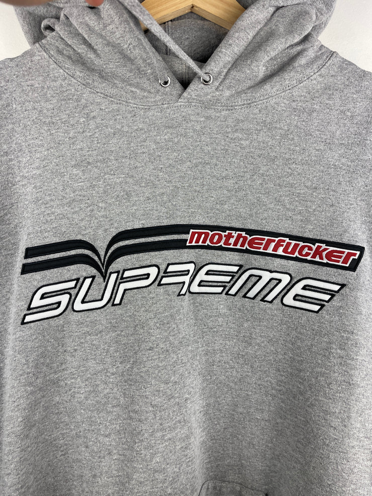 Supreme SS19 Motherf*cker Heather Grey Hoodie