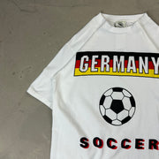 Vintage 90's Germany Soccer White Tee