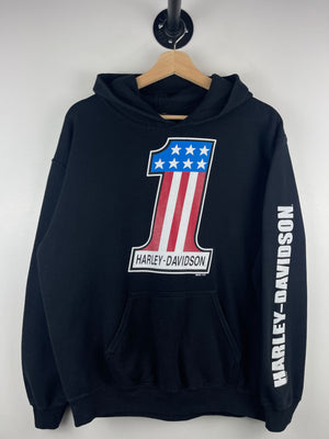 Vintage Harley Davidson Pennsylvania Black Hoodie