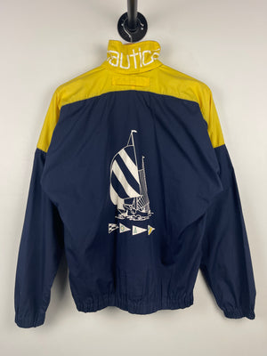 Vintage 90s Nautica Sailboat Navy & Yellow Windbreaker