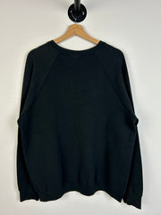 Vintage 90's Riders Essential Blank Black Crewneck