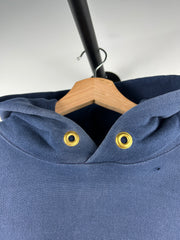 Vintage 80s Champion Reverse Weave US Navy Spellout Navy Hoodie