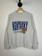 Vintage 90's Kentucky Wildcats Grey Crewneck