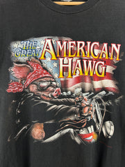 Vintage Bike Week The Great American Hawg Black Tee