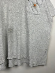 Vintage 90s Carhartt Thrashed Grey Pocket Tee