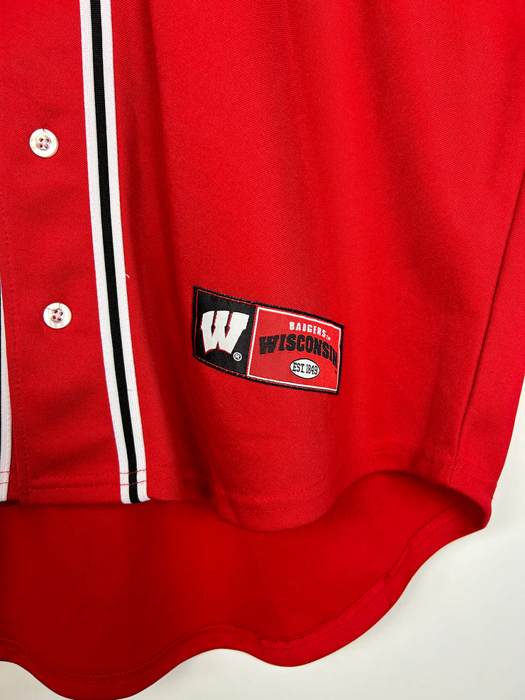 Vintage Wisconsin Red Baseball Jersey