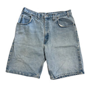 Vintage Faded Glory Light Wash Blue Denim Shorts