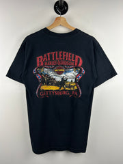 Vintage Harley Davidson Getttsburg Black Tee