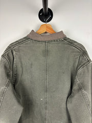 Vintage Carhartt Chore Moss Green Blanket Lined Jacket