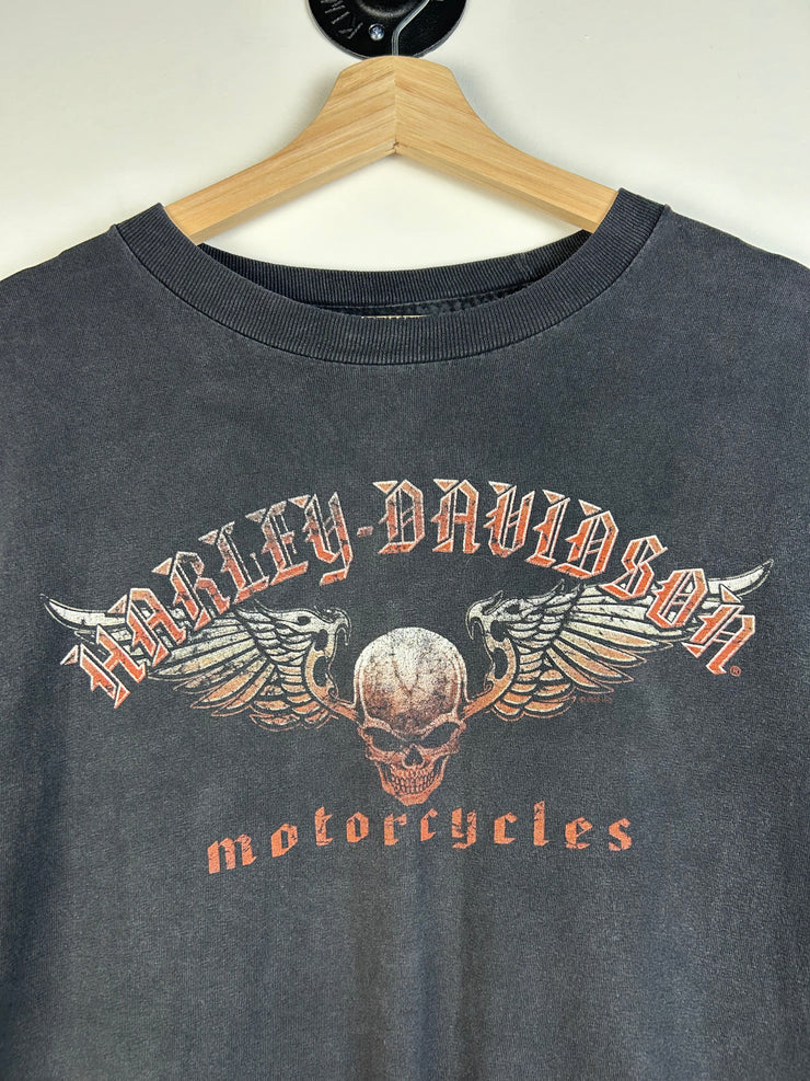 Vintage Harley Davidson Winnipeg Black Long Sleeve