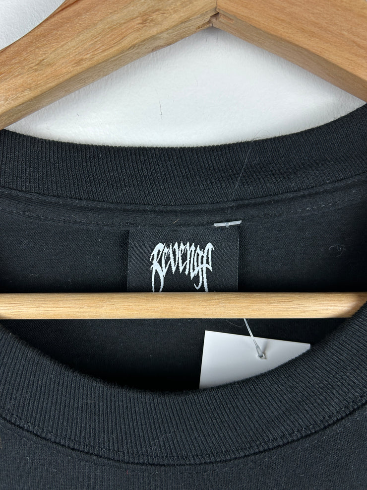Revenge Haircut Black Tee