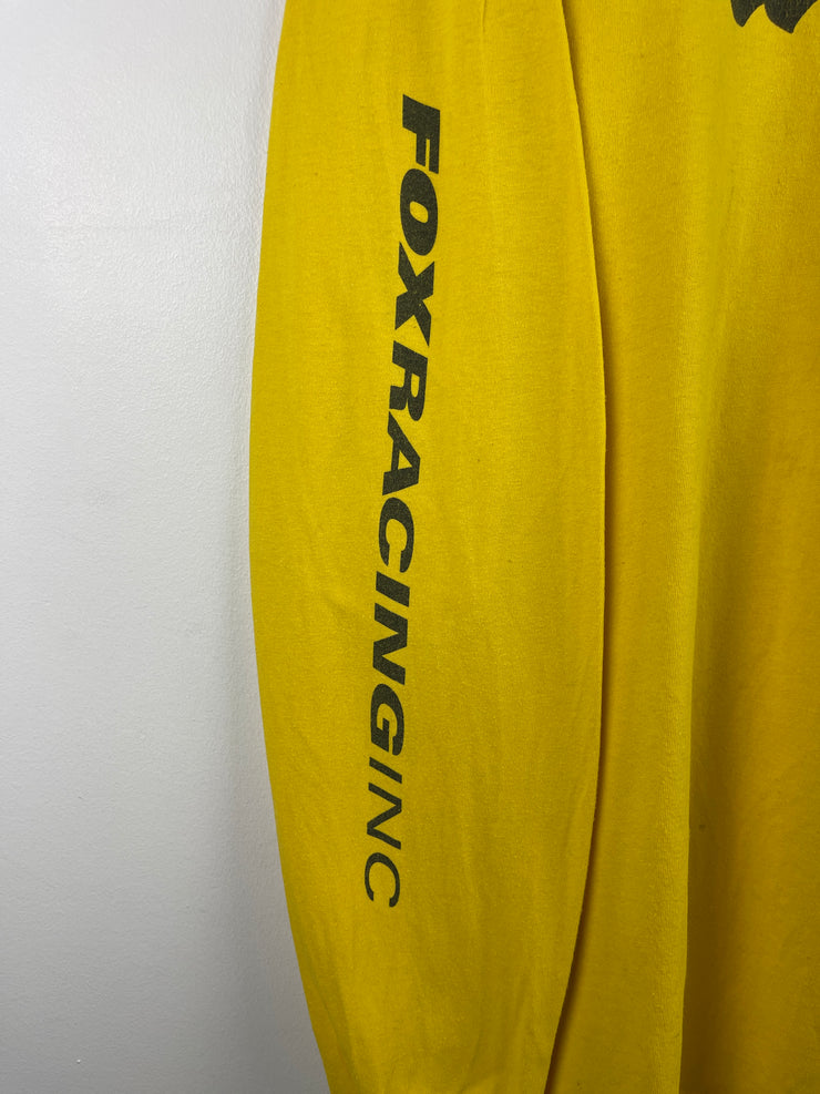 Vintage Fox Racing Yellow Long Sleeve