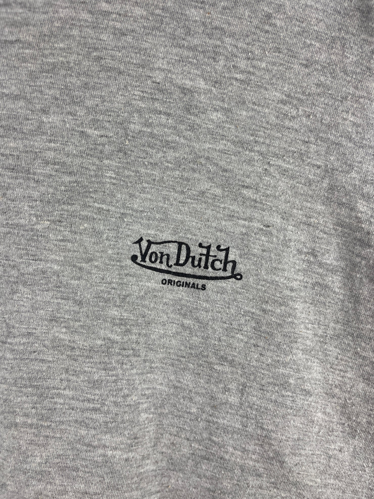 Vintage Von Dutch Spellout Grey Tee