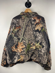 Vintage Woolrich Real Tree Camo Hunting Fleece Lined Bomber Jacket