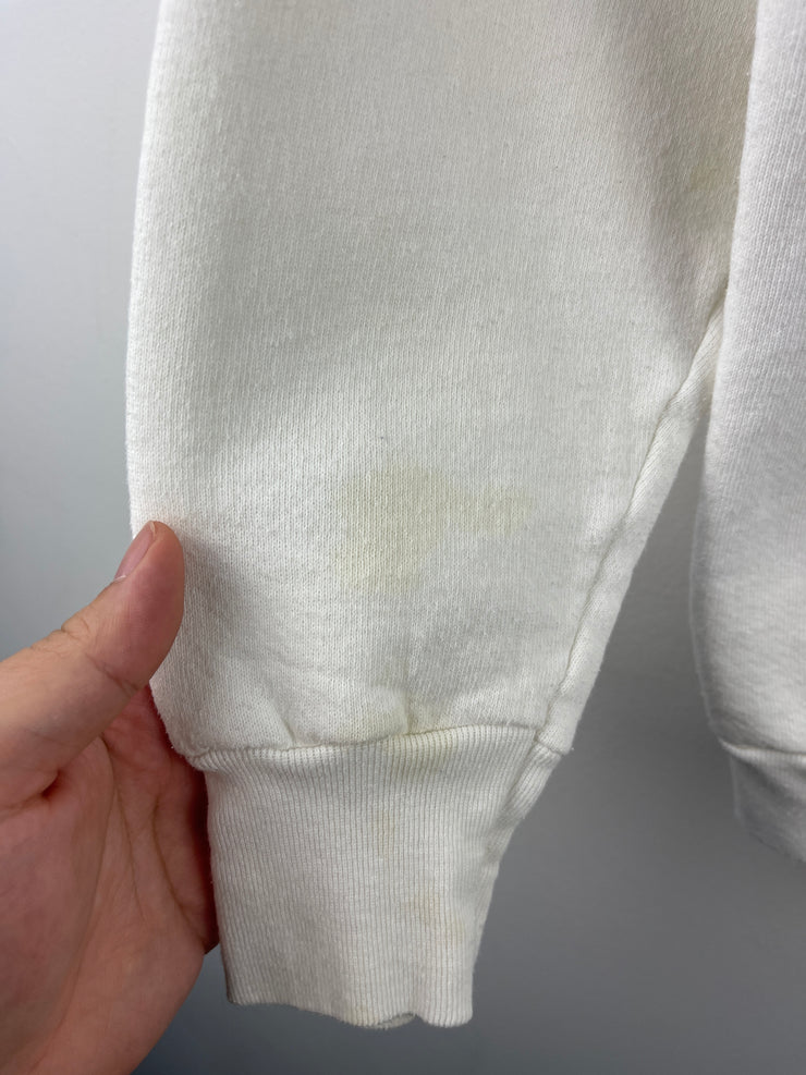 Vintage 80s Syracuse University White Crewneck