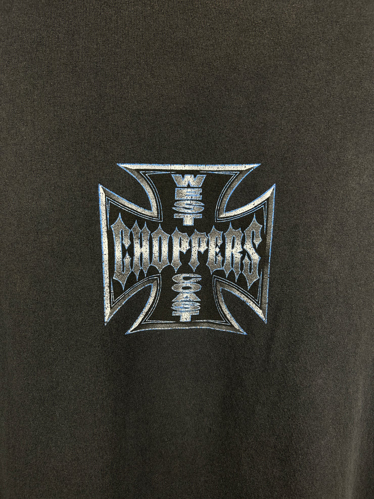 Vintage West Coast Choppers Long Beach Black & Blue Tee
