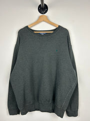 Vintage 90s Polo Ralph Lauren Dark Grey Crewneck