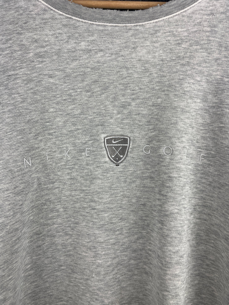 Vintage Nike Golf Embroidered Grey Crewneck