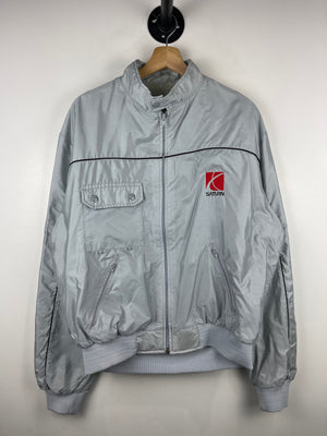 Vintage 90s Holloway Saturn Grey Bomber Jacket