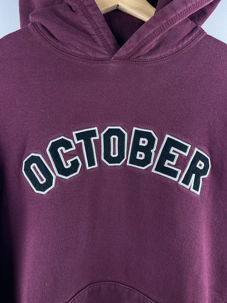 OVO Same City Same Friends Burgundy Hoodie
