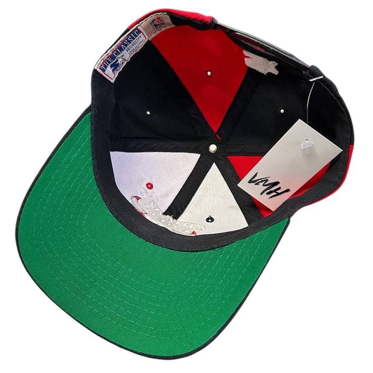 Vintage 90s NBA Starter Chicago Bulls Pinwheel Snapback Hat