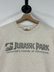 Vintage 90's Universal Studios Jurassic Park Cream Tee