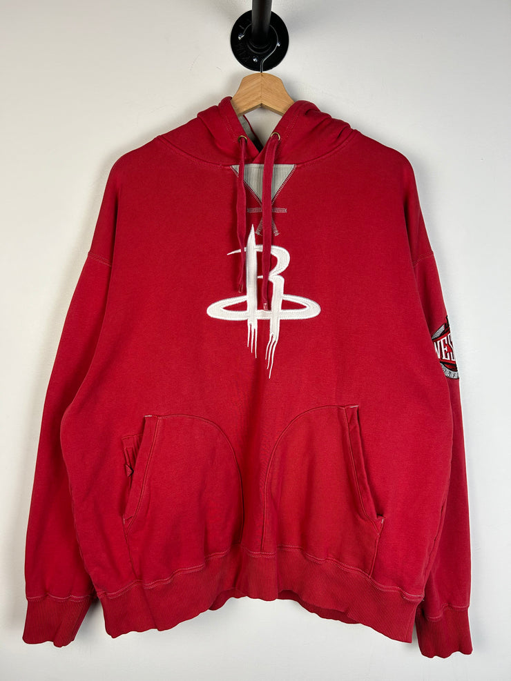 Vintage Y2K NBA Houston Rockets Red Hoodie