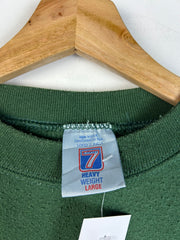 Vintage 90's Logo 7 Green Bay Packers Green Crewneck