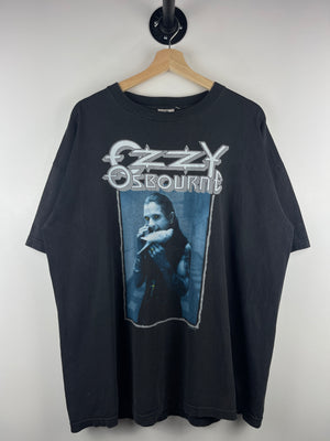 Vintage 90s Ozzy Osbourne The Last Bloody Shows Faded Black Tee