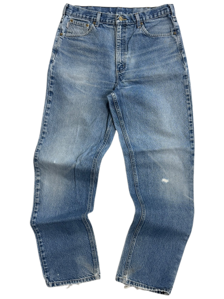Vintage Carhartt Light Wash Blue Denim Jeans
