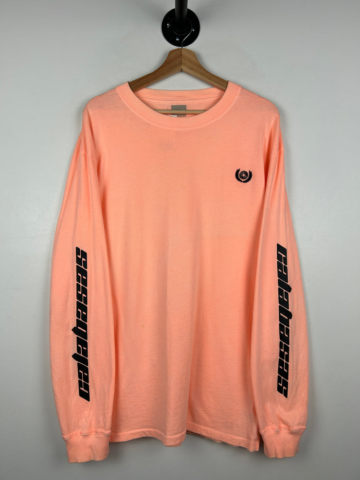 Adidas Yeezy Calabasas Neon Orange Long Sleeve