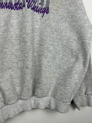 Vintage 90s NFL Logo 7 Minnesota Vikings Grey Crewneck