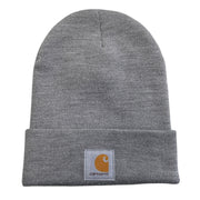 Vintage Carhartt Patch Grey Beanie