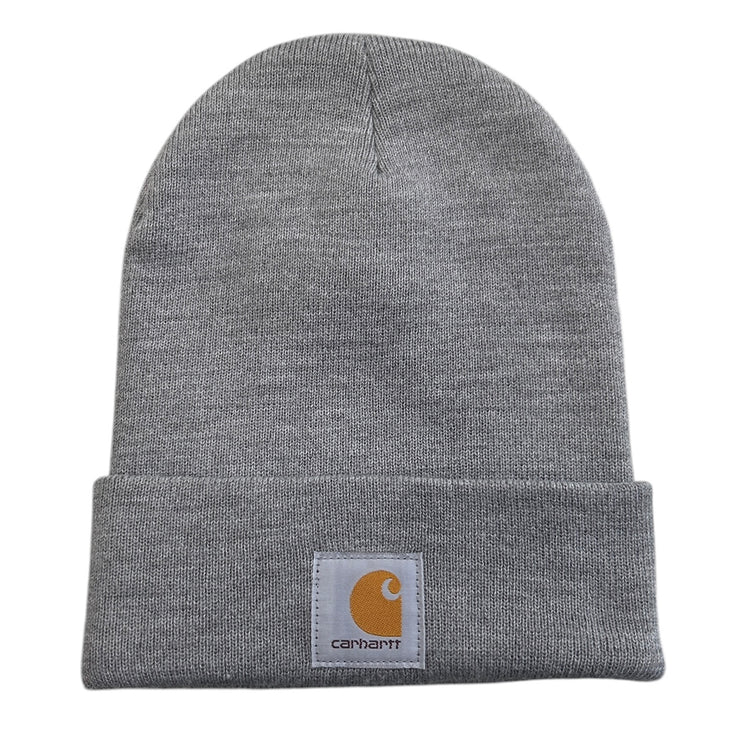 Vintage Carhartt Patch Grey Beanie